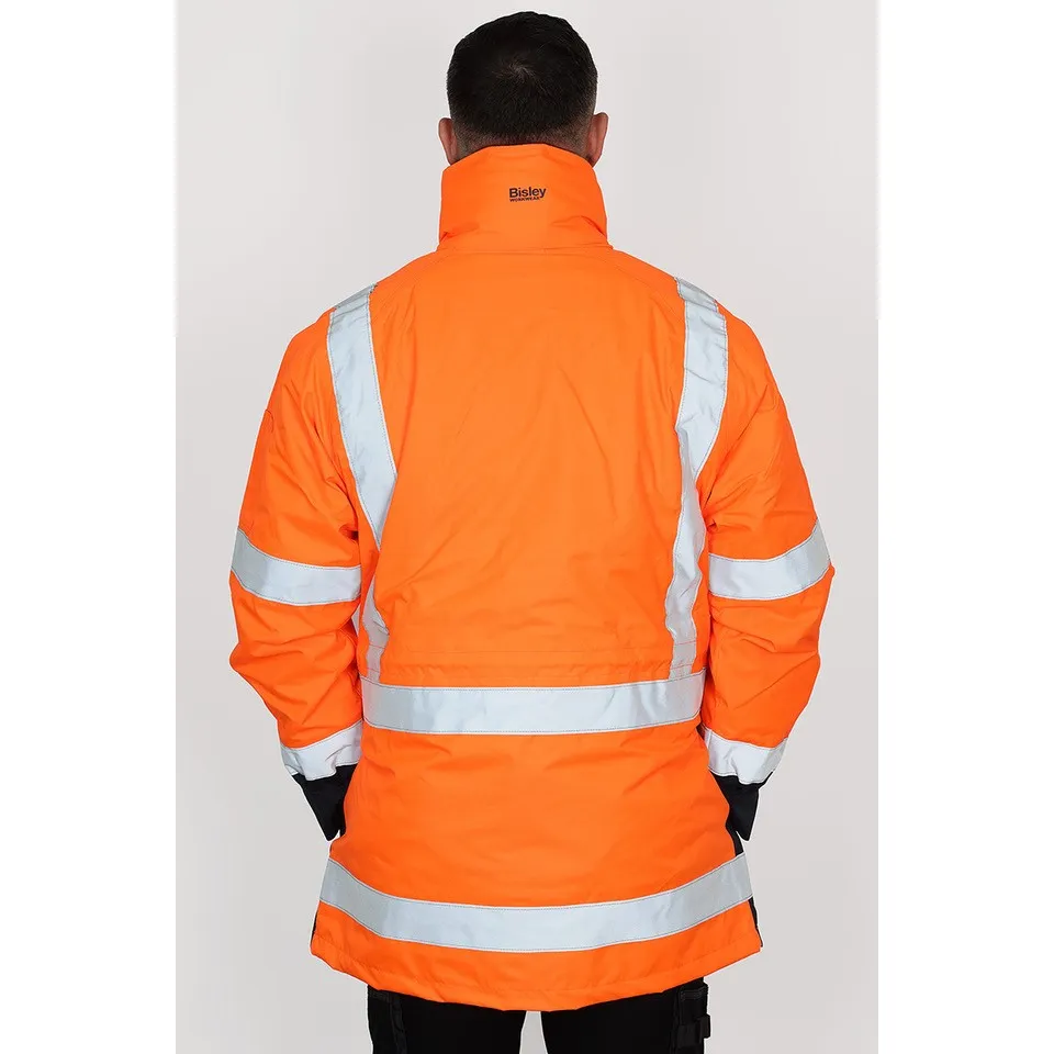 Bisley Taped Hi Vis 5 In 1 Rain Jacket