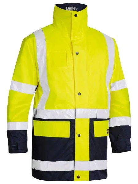 Bisley Taped Hi Vis 5 In 1 Rain Jacket