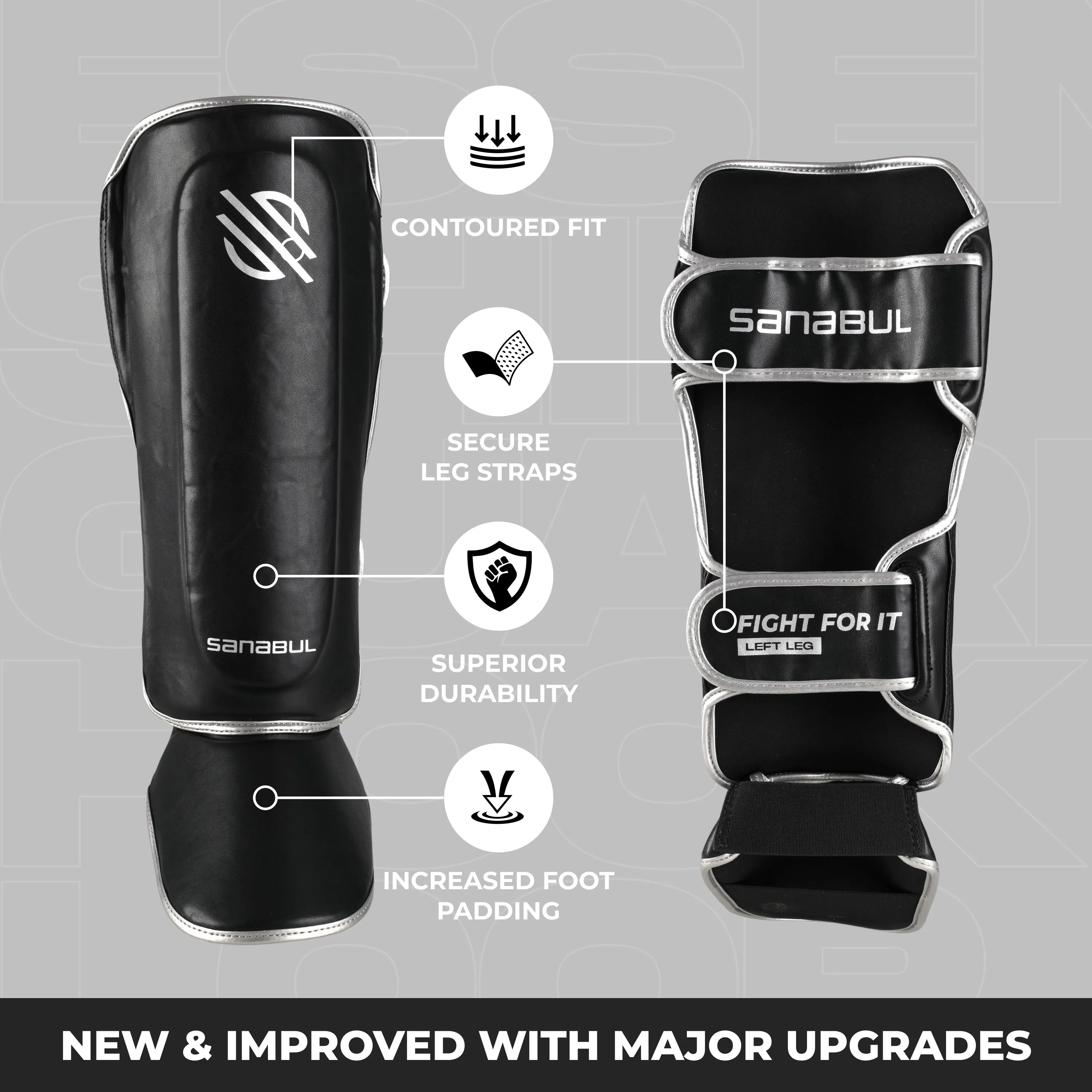 Essential Hook & Loop Shin Guards NEW & IMPROVED