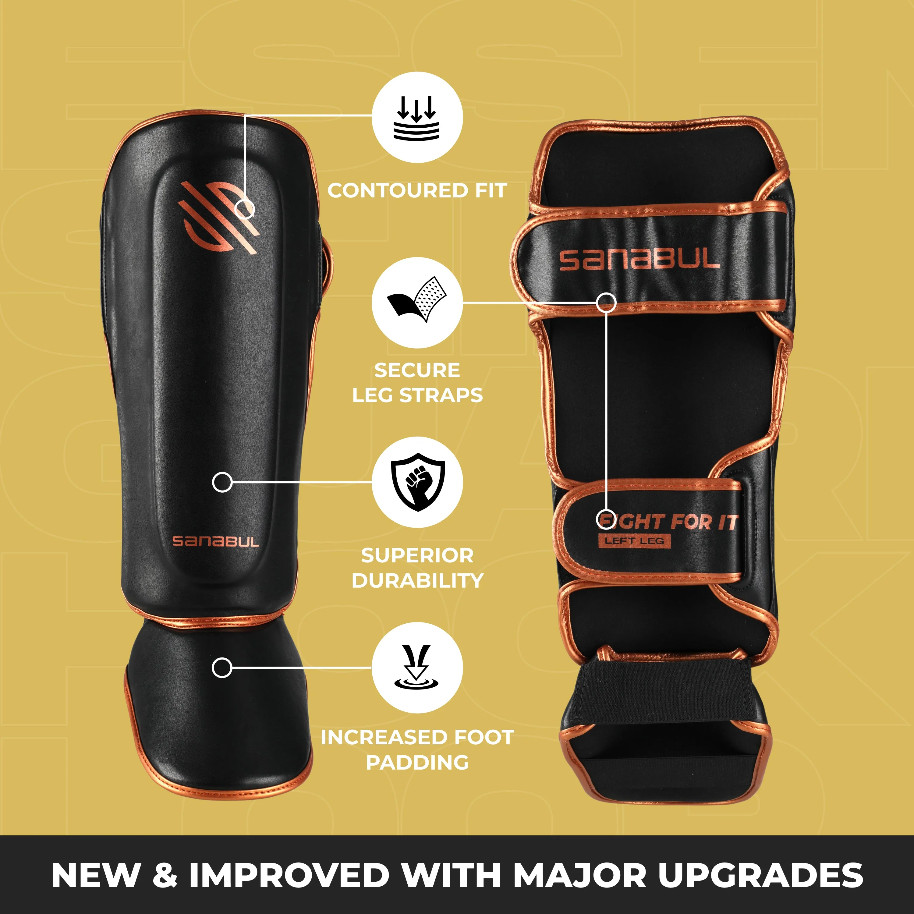 Essential Hook & Loop Shin Guards NEW & IMPROVED