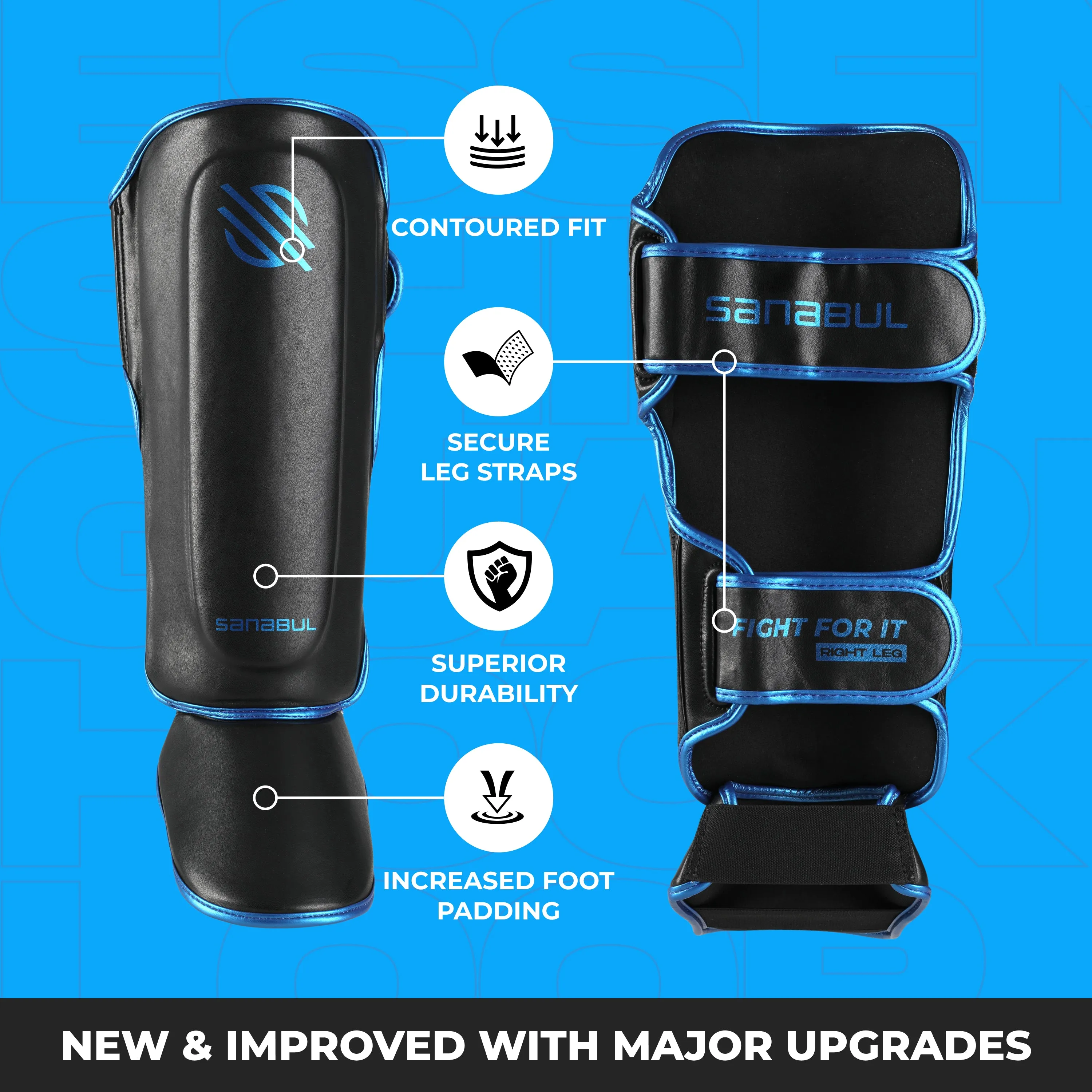Essential Hook & Loop Shin Guards NEW & IMPROVED