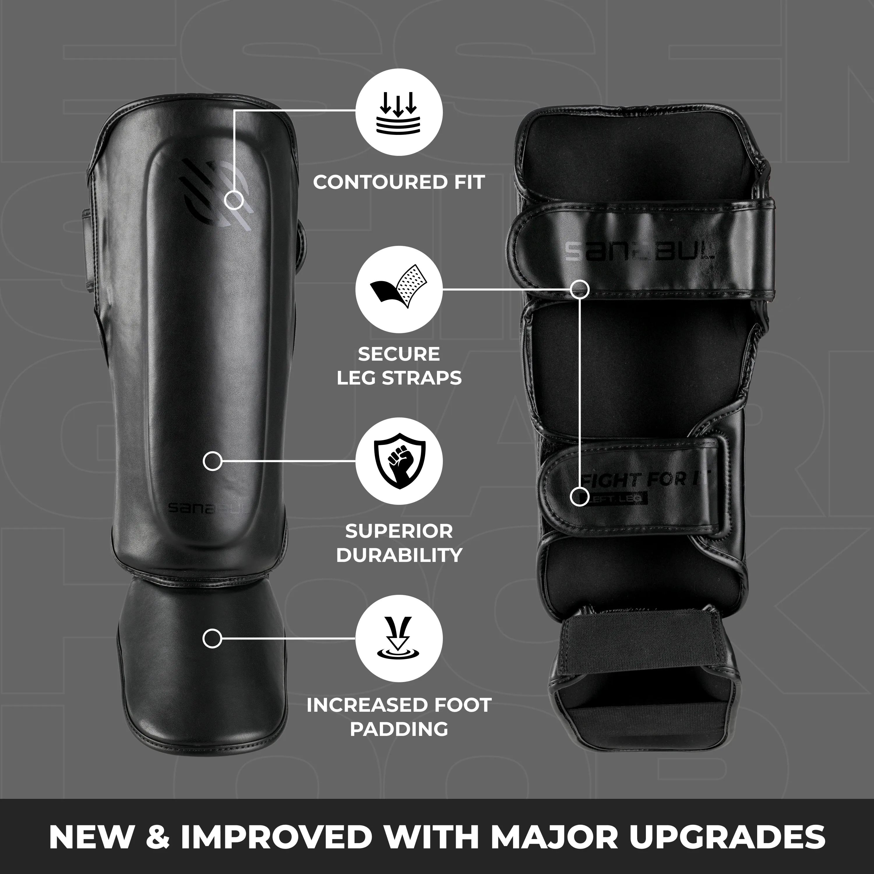 Essential Hook & Loop Shin Guards NEW & IMPROVED