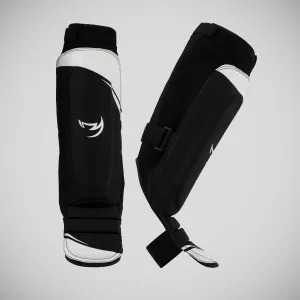 Fumetsu Ghost S3 MMA Shin Guards White/Black/Grey