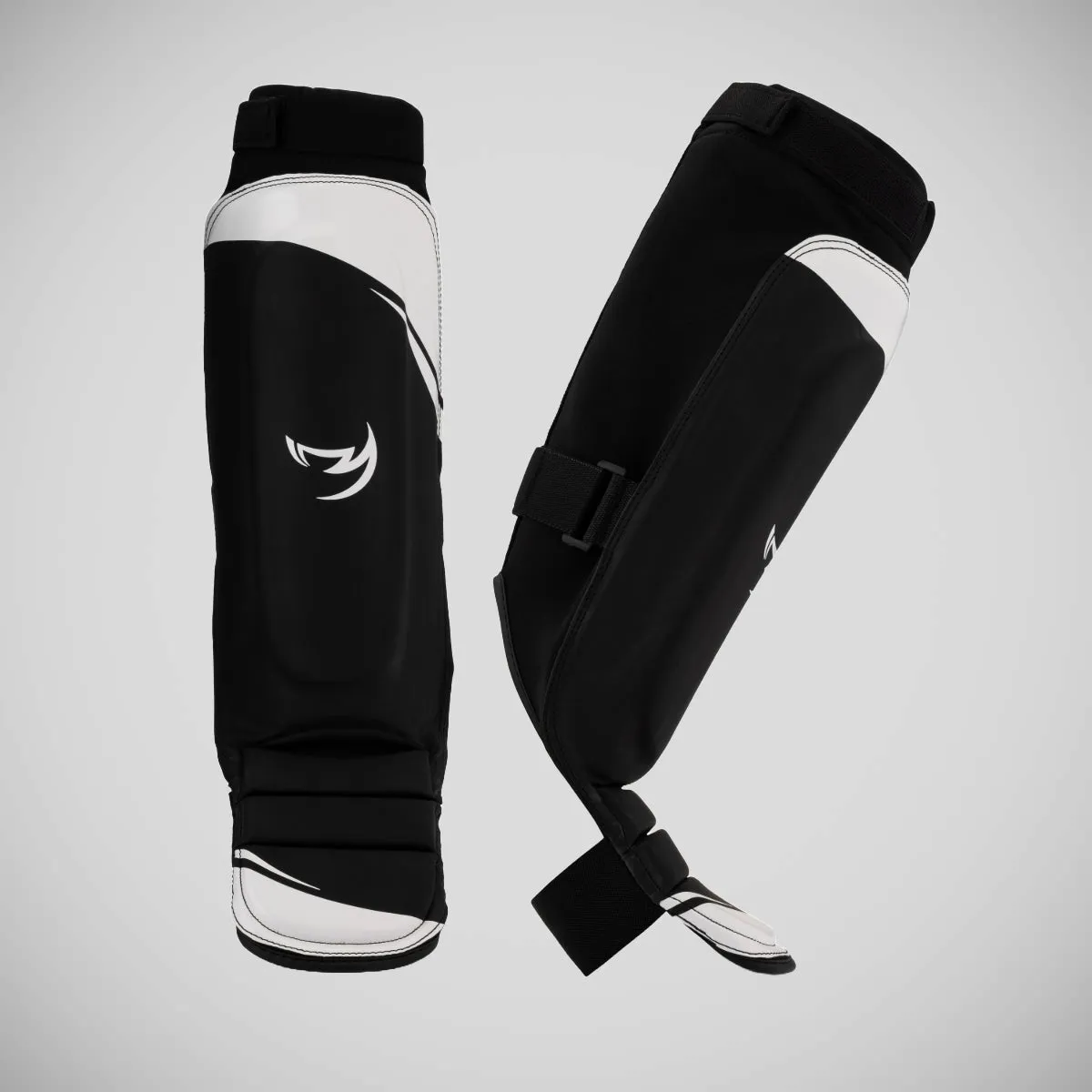 Fumetsu Ghost S3 MMA Shin Guards White/Black/Grey