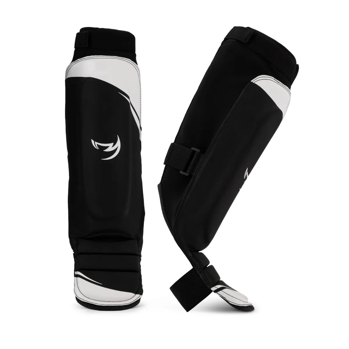 Fumetsu Ghost S3 MMA Shin Guards White/Black/Grey