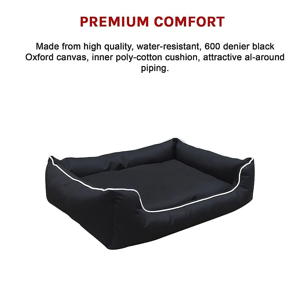 Heavy Duty Waterproof 100x80cm Dog Bed w/ Removable Cushion