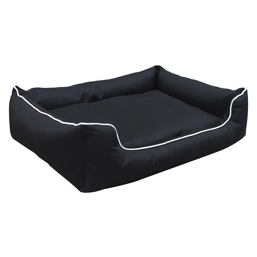 Heavy Duty Waterproof 100x80cm Dog Bed w/ Removable Cushion
