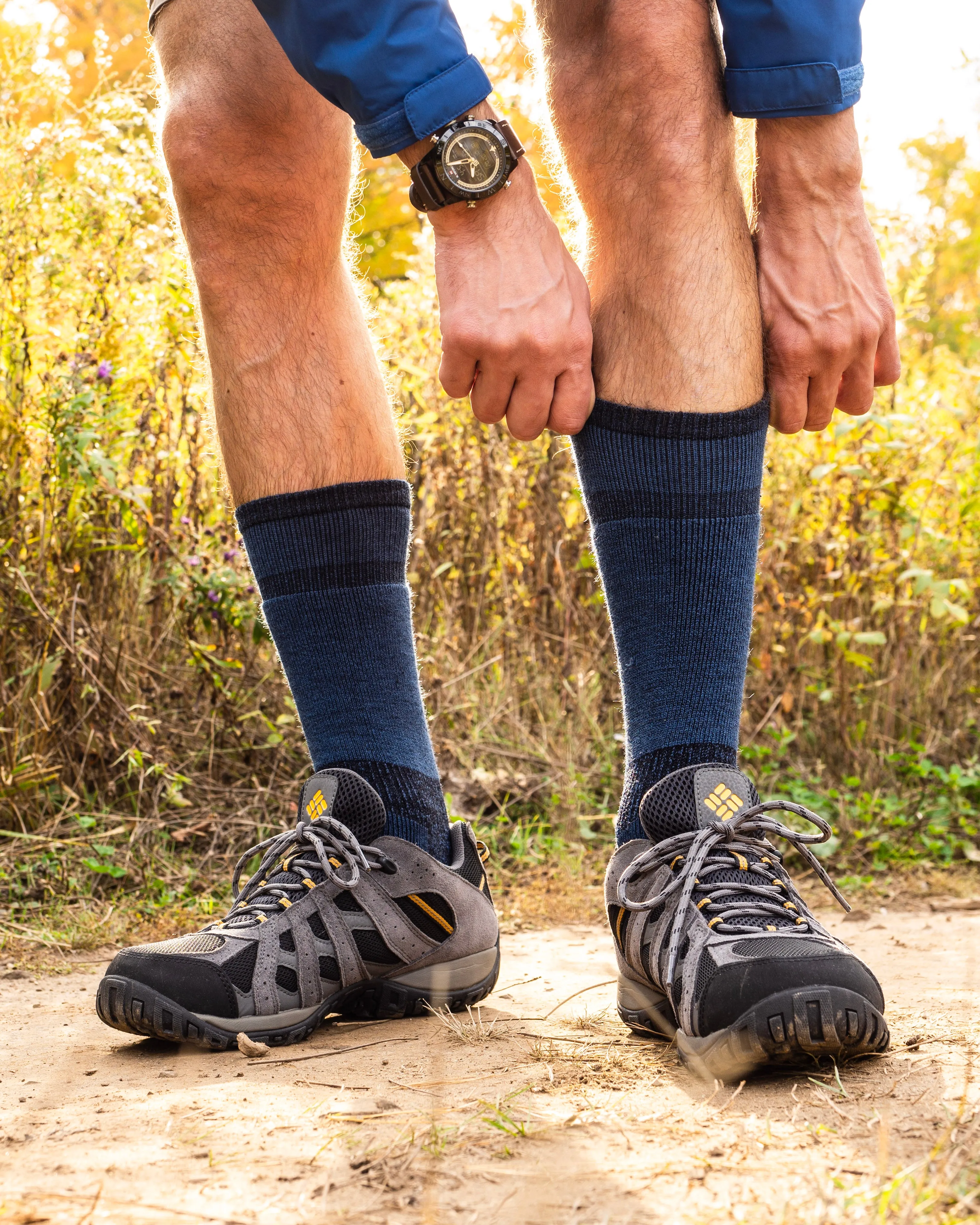 J.B. Field's "Backpacker" Light-weight Merino Wool Sock