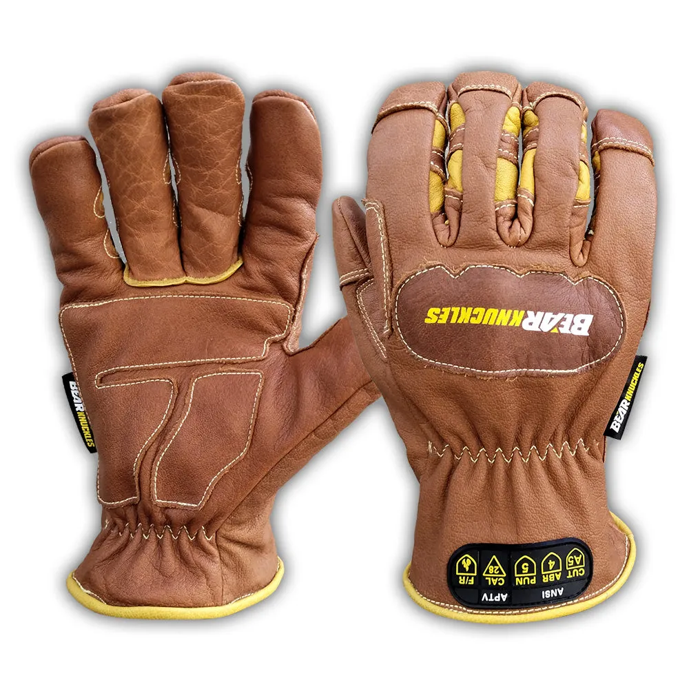 Lineman Arc Glove Short Cuff Buffalo Driver Arc Rated, ANSI Cut 5, Abrasion 4 , Puncture 5 - SS545AFR