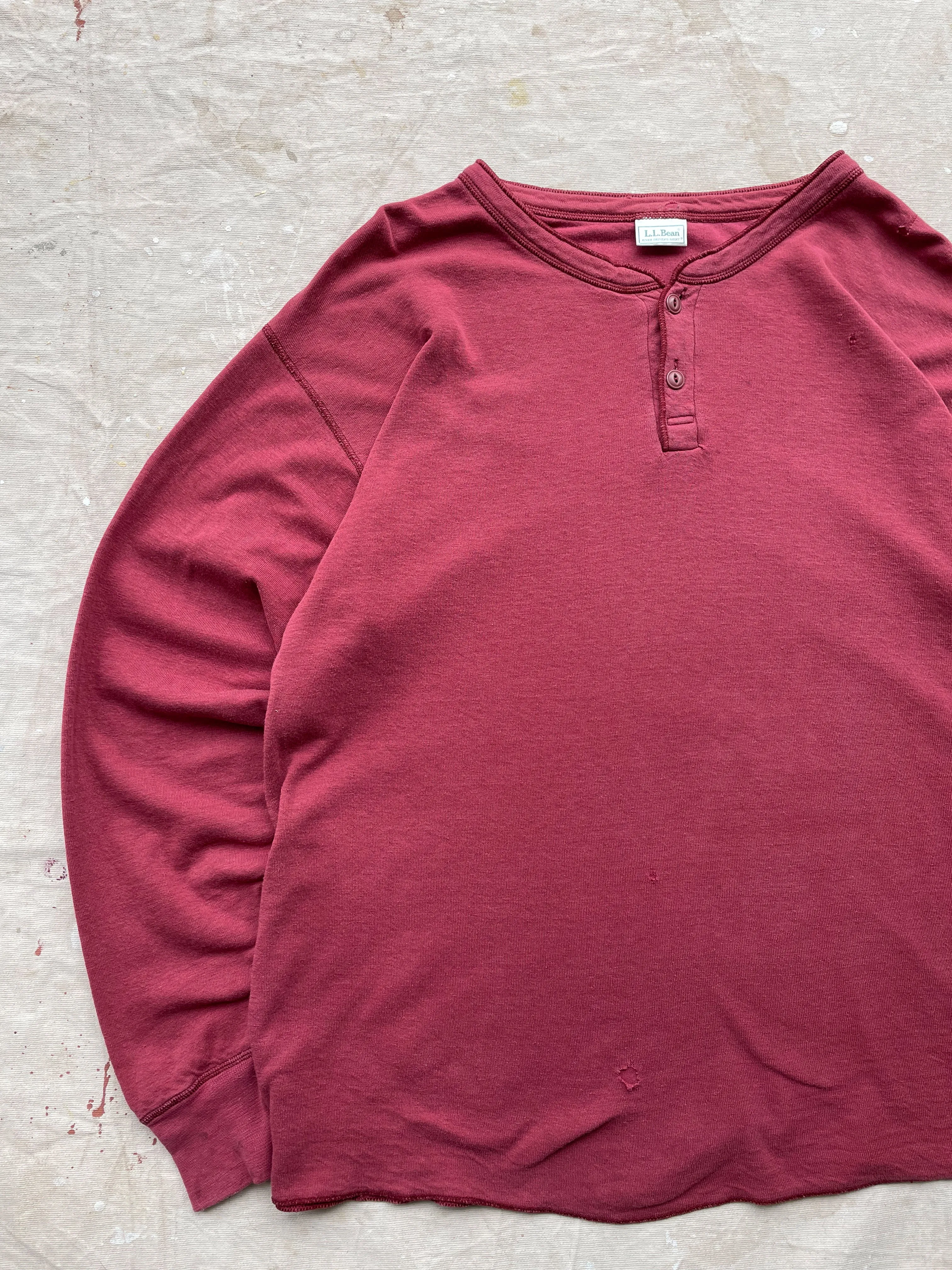 L.L.Bean River Driver's Henley—[XL]