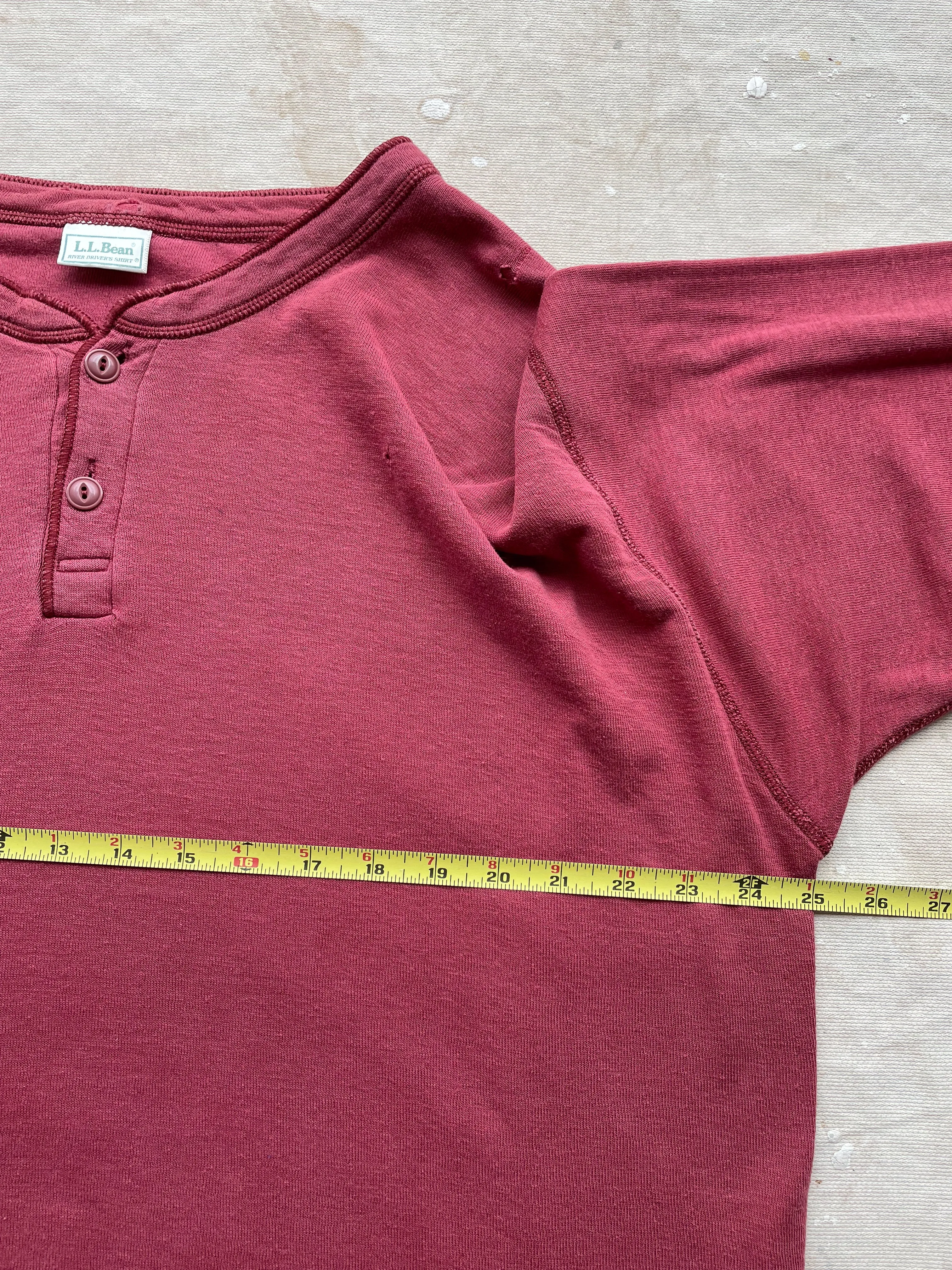 L.L.Bean River Driver's Henley—[XL]