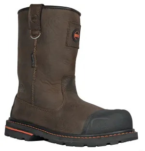 Men's Hoss Cartwright II Brown, EH, PR, SR, WP, Pull On Composite Toe Boot