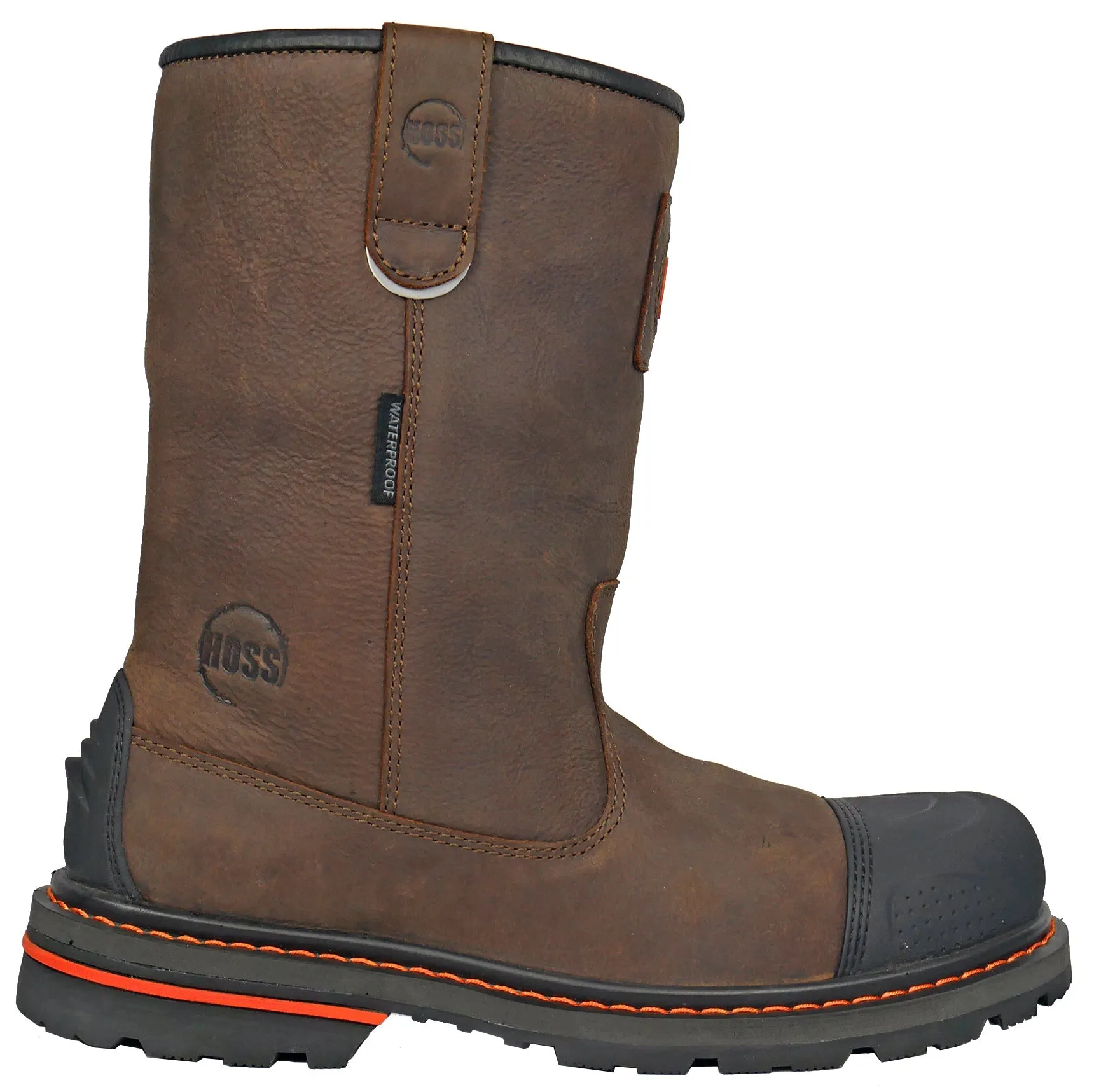 Men's Hoss Cartwright II Brown, EH, PR, SR, WP, Pull On Composite Toe Boot