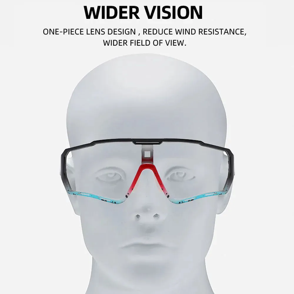 NEWBOLER Men Women MTB Bicycle Eyewear Cycling Glasses New Photochromic Bicycle Glasses Outdoor Sports Sunglasses Bike Goggles
