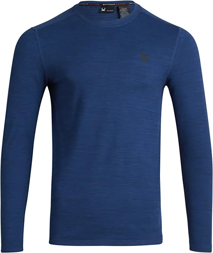SPYDER MENS TOP BLUE HEATHER SPM105R