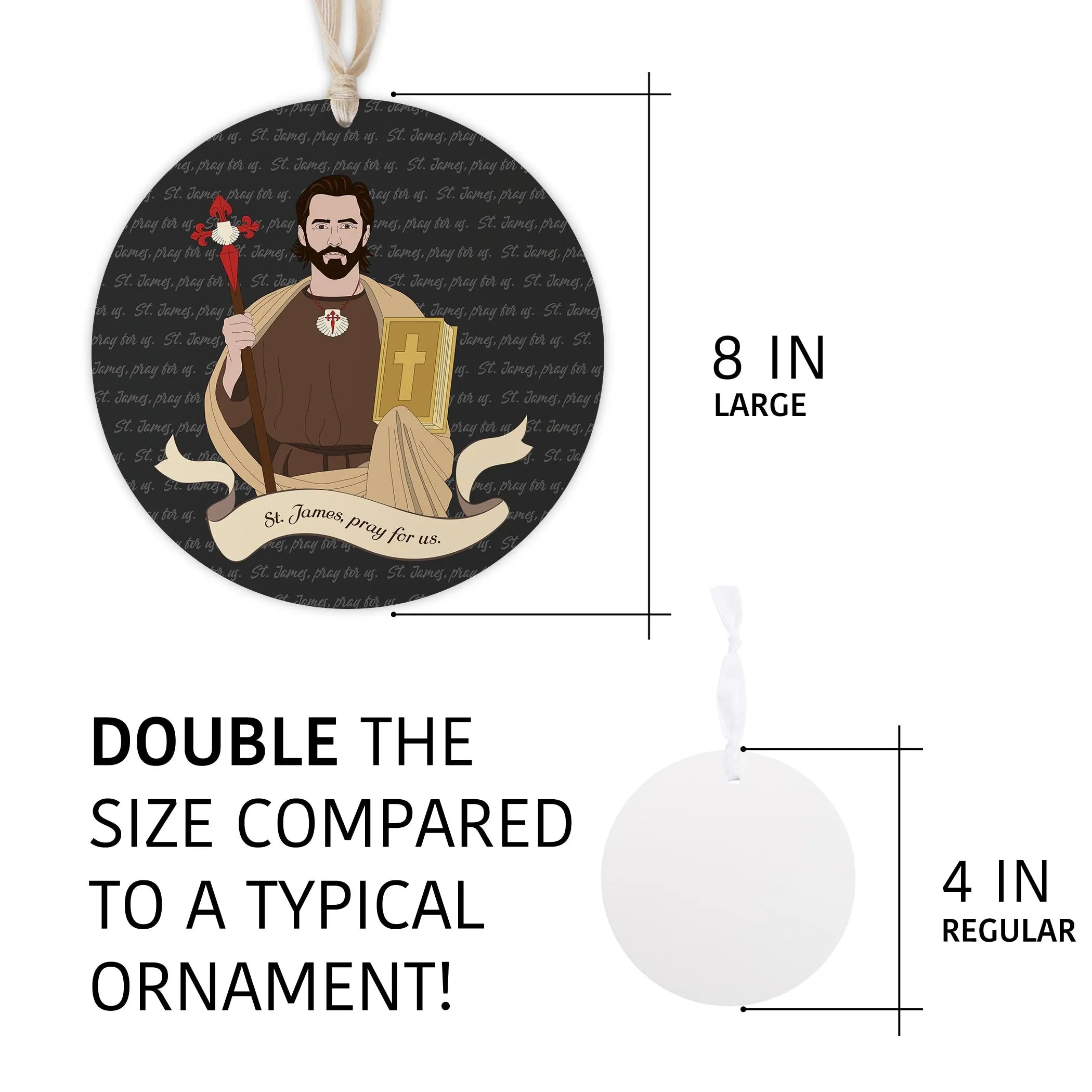 St. James  8" Hanging Sign