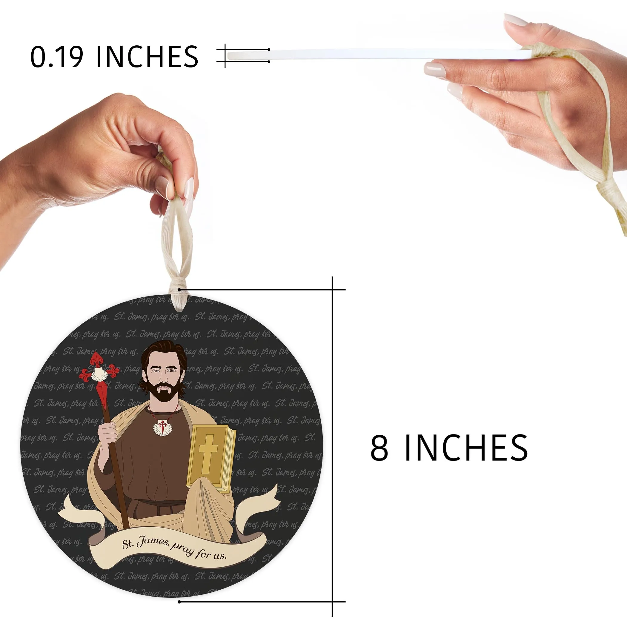 St. James  8" Hanging Sign