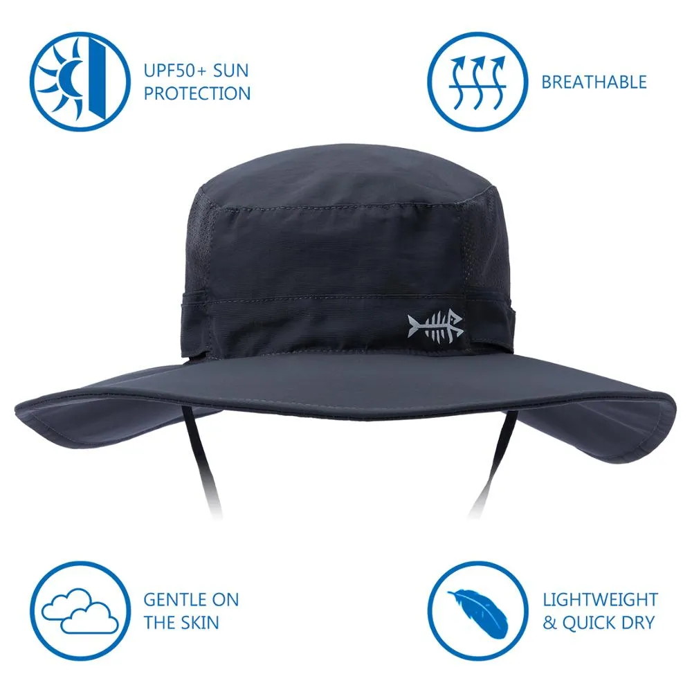 Wide Brim Adjustable Hat