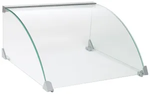 Winco EHDG-11SG Spectrum Hot Dog Grill Sneeze Guard with Clear Polycarbonate and Metal Frame | Denson CFE