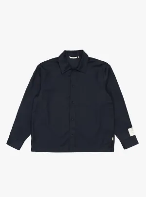 Wool Overshirt Navy