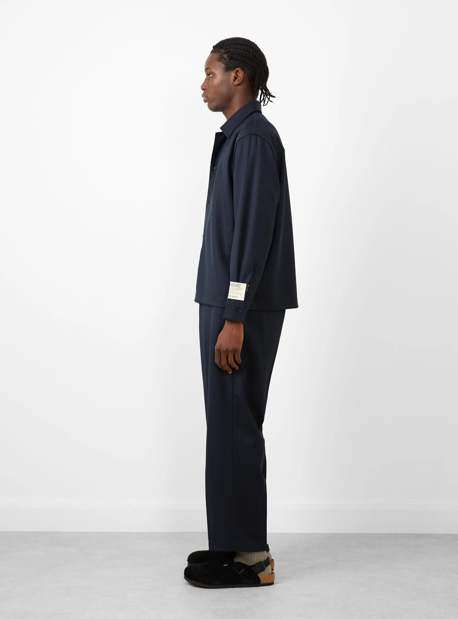 Wool Overshirt Navy