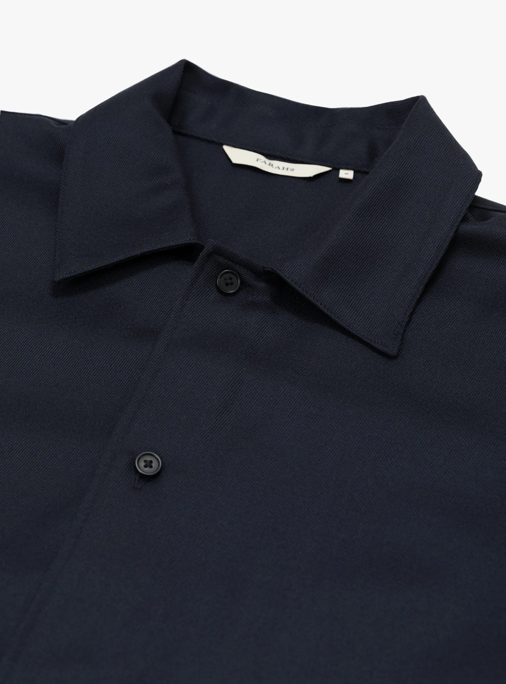 Wool Overshirt Navy