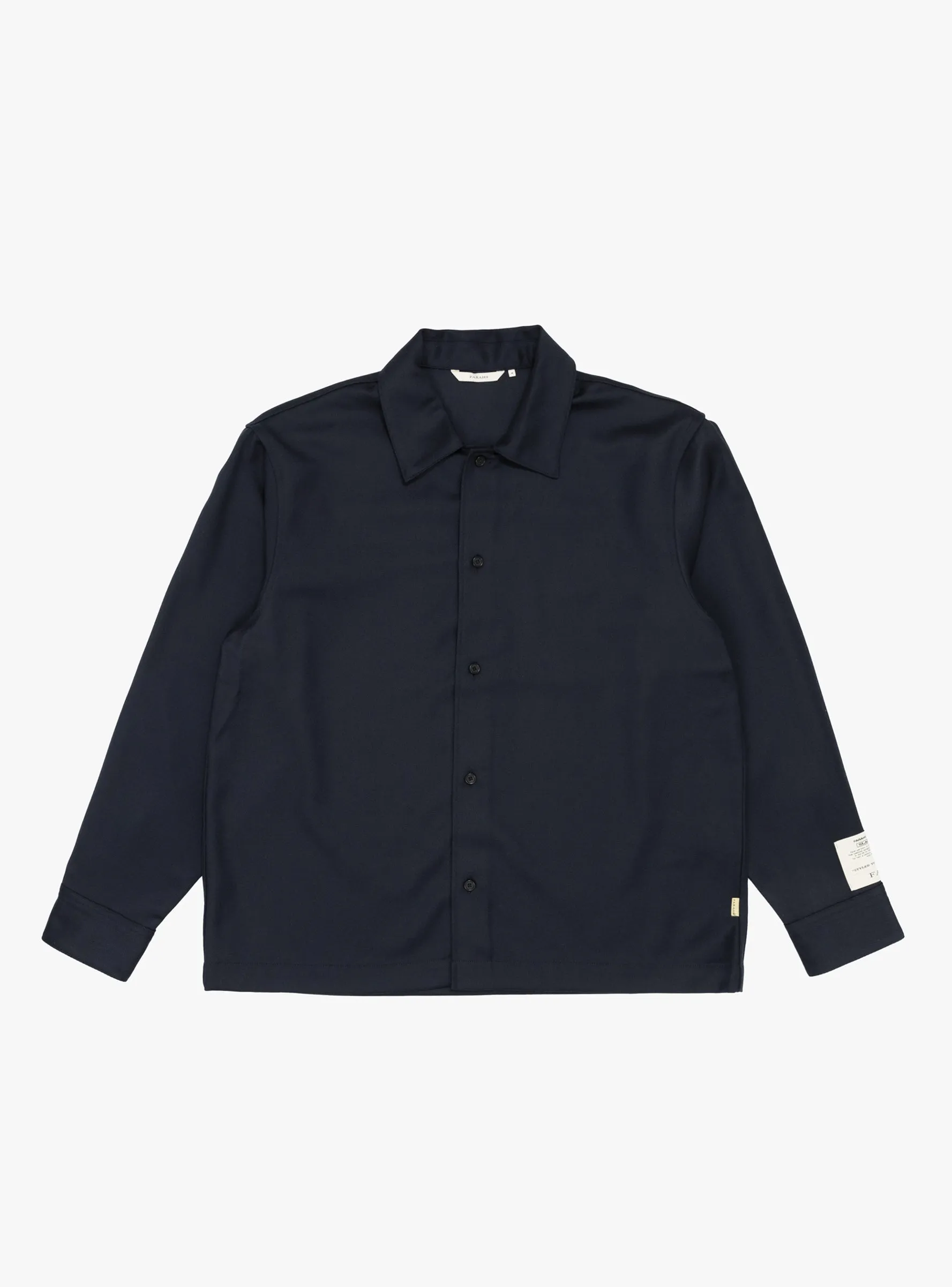 Wool Overshirt Navy